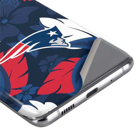 NFL New England Patriots Tropical Print Galaxy S20 Ultra 5G Skin